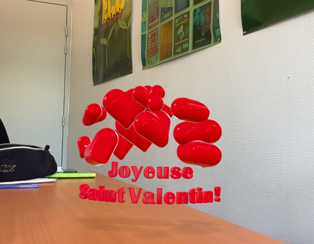 Animation de saint valentin en RA