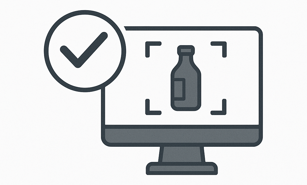 illustration de validation de détection d'un objet visualisé sur un ordinateur